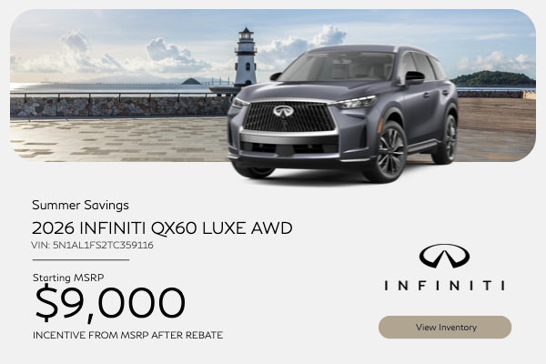 2026 INFINITI QX60 LUXE AWD